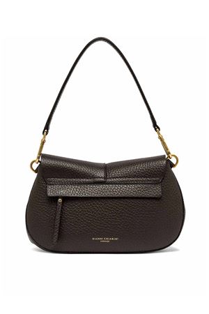 Dark Brown Leather Helena Round bag GIANNI CHIARINI | BS11088TKLNASPM2107